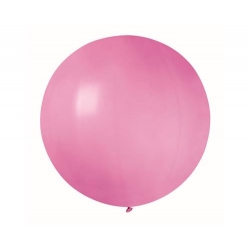 Balon Gigant pastelowy Kula Różowa 75 cm 1 szt